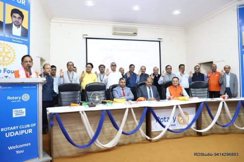 ###Rotary Club of Udaipur installs new team, plans $30,000 grant for community projects