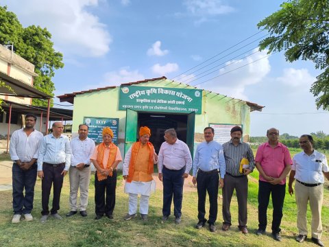 Bihar Agriculture Minister Vijay Kumar Sinha visits MPUAT, stresses natural farming and agricultural innovation