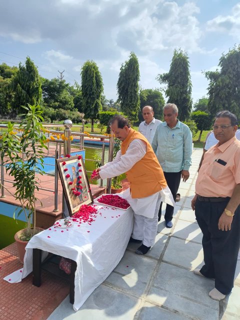 Bihar Agriculture Minister Vijay Kumar Sinha visits MPUAT, stresses natural farming and agricultural innovation