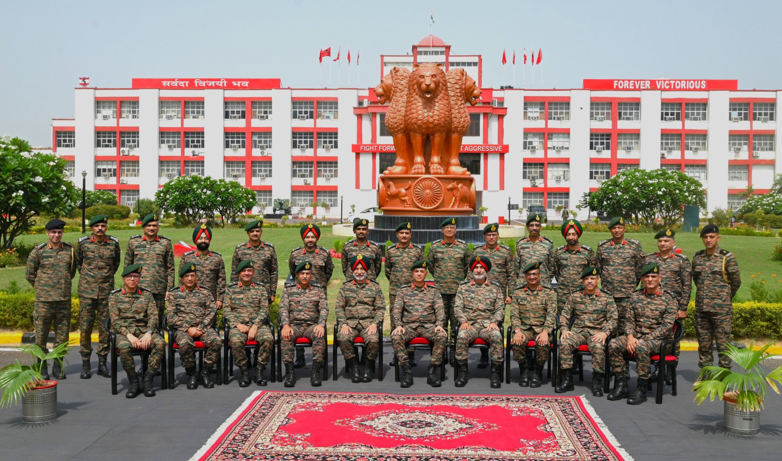 सप्त शक्ति कमान के आर्मी कमांडर का चेतक कोर क्षेत्र का दौरा