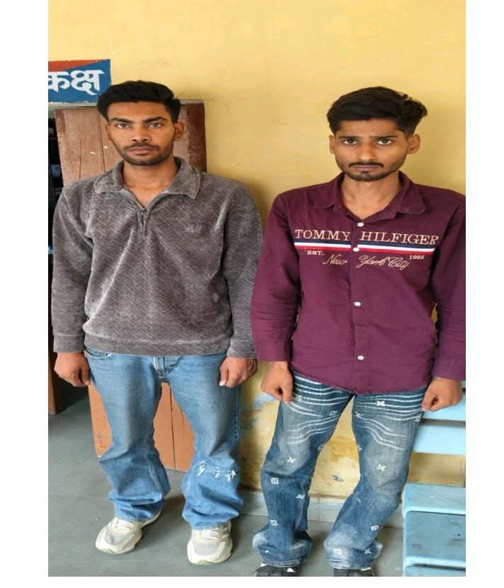 ऑपरेशन गरुड़व्यूह फेज-02: सीआई रामस्वरूप मीणा का बड़ा एक्शन, 268 ग्राम चरस के साथ दो तस्कर गिरफ्तार