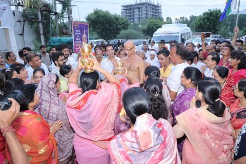मनोज्ञाचार्य पुलकसागरजी का भीलवाड़ा चातुर्मासिक मंगलप्रवेश आज,सर्व समाज करेगा अगवानी 