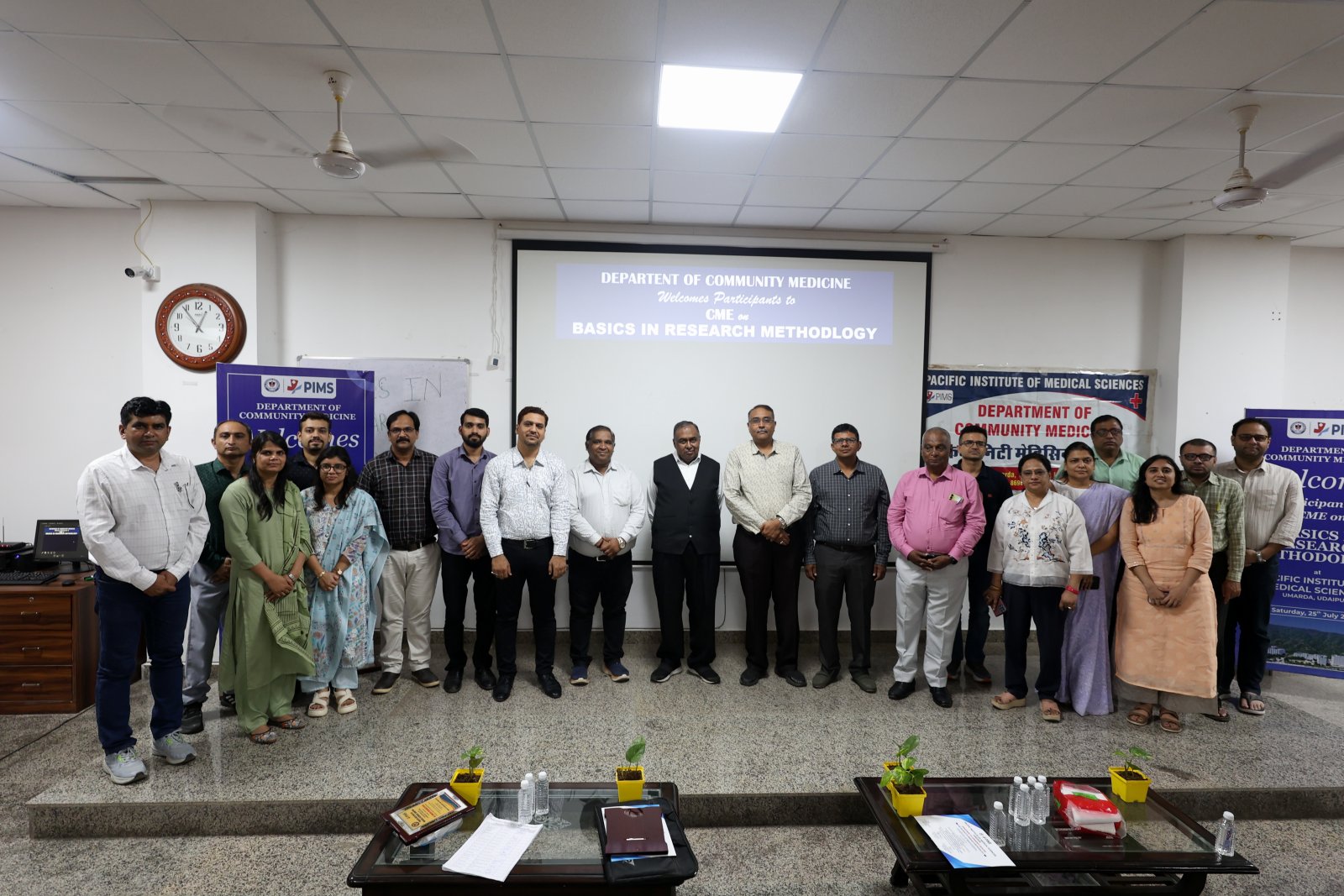 Successful Organization of CME on Research Methodology at PIMS Udaipur