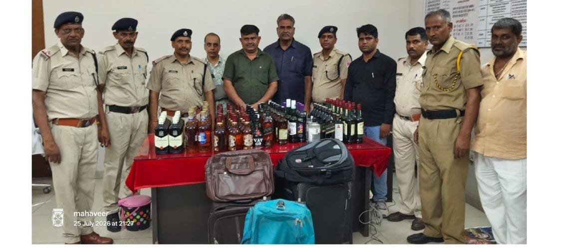 प्रदेश में निरोधात्मक दलों ने की अवैध मदिरा जब्त