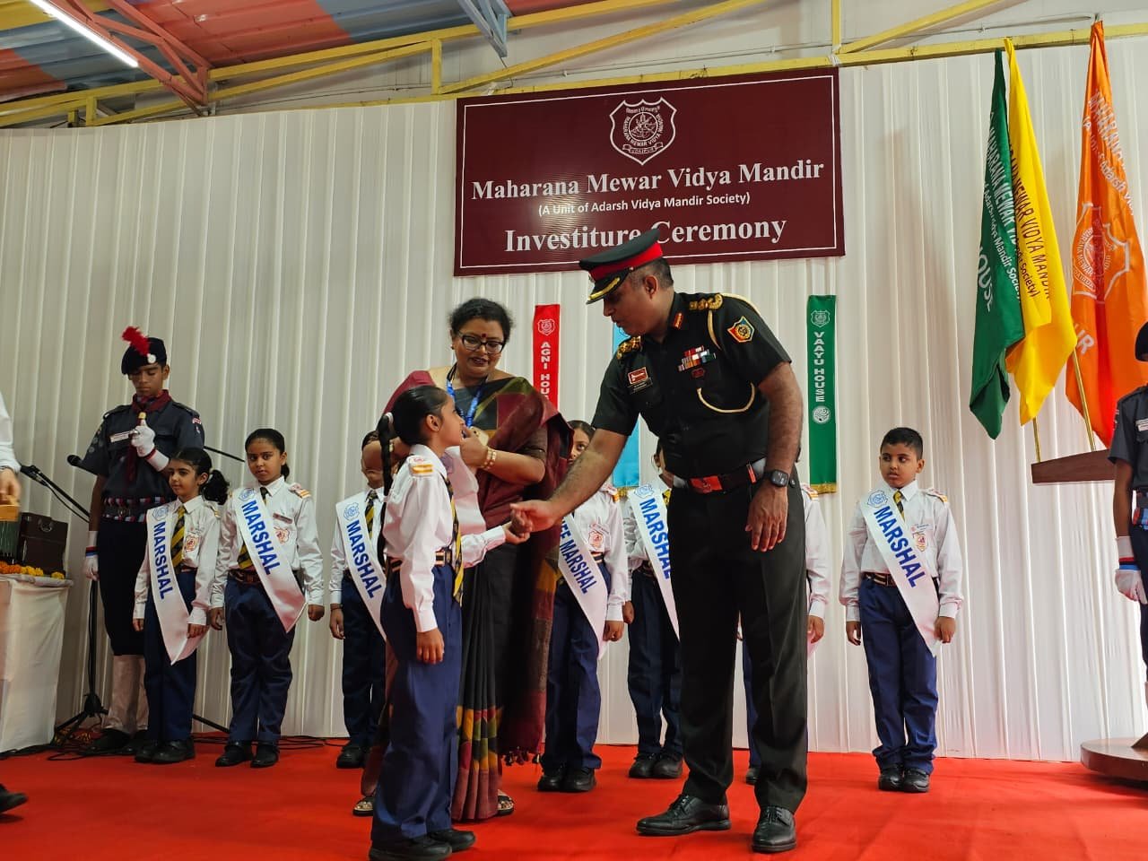 Investiture Ceremony Held at Maharana Mewar Vidya Mandir
