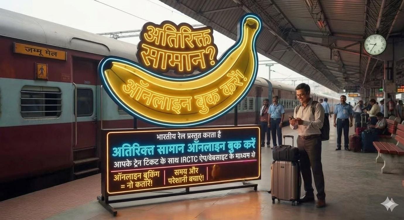 अब टिकट के साथ ऑनलाइन बुक होगा अतिरिक्त सामान
