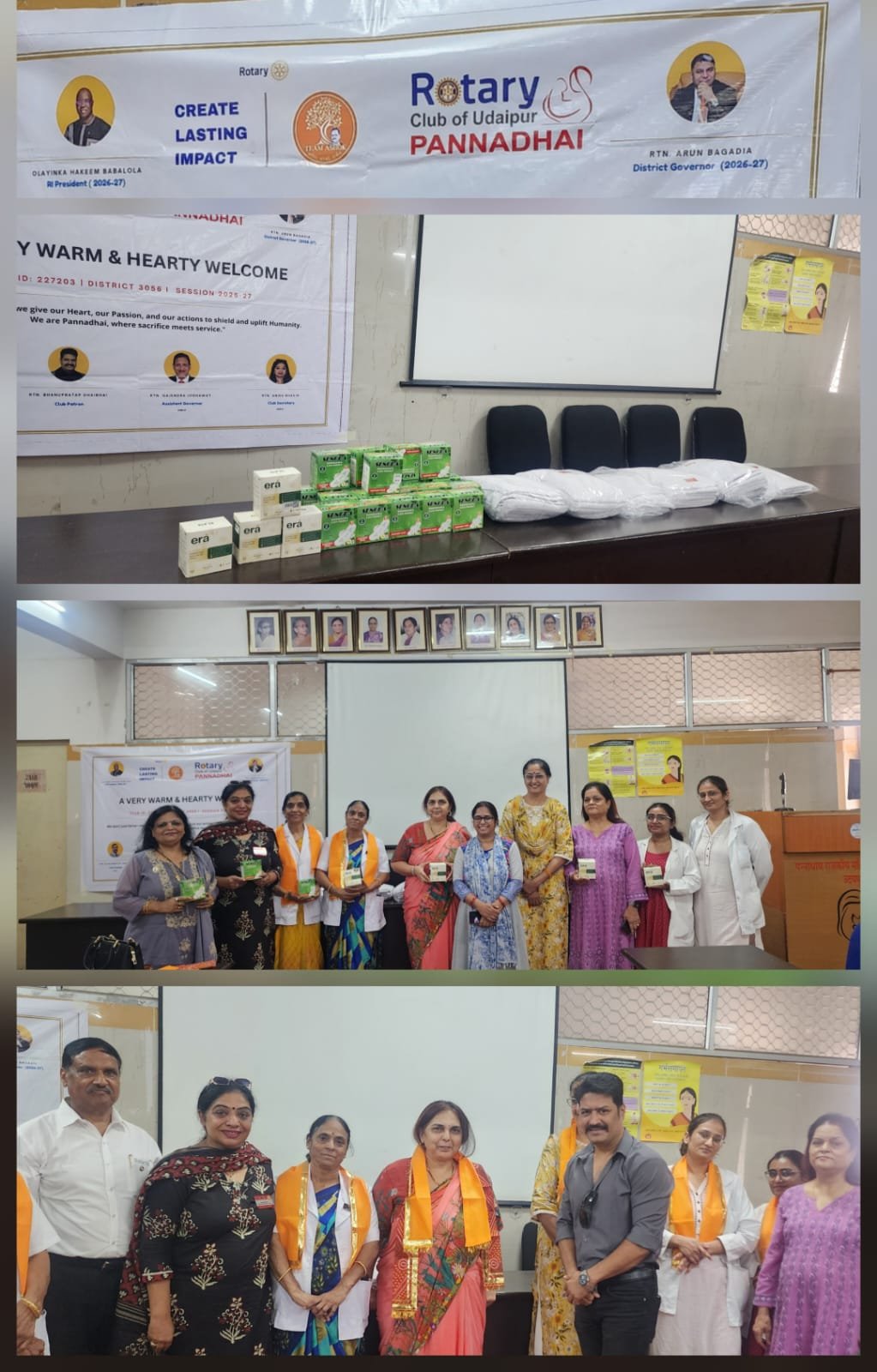 Rotary Club Udaipur Pannadhay Extends Support for Maternal and Child Welfare