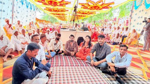 गुरु पूर्णिमा पर बल्लिया जागरूक धूणी में उमड़ा आस्था का सैलाब