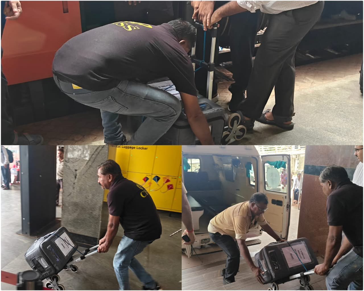 भारतीय रेलवे के इतिहास में पहली बार ट्रेन द्वारा लाइव हार्ट सूरत से अहमदाबाद पहुंचाया गया