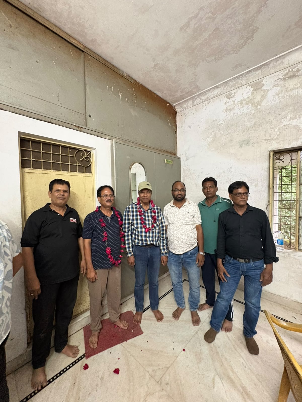 हाजी जहीर व इश्हाक का इस्तकबाल 