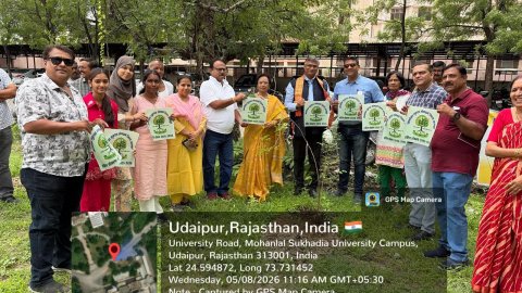 Green Revolution, Environmental Conservation Need of the Hour: Sukhadia VC