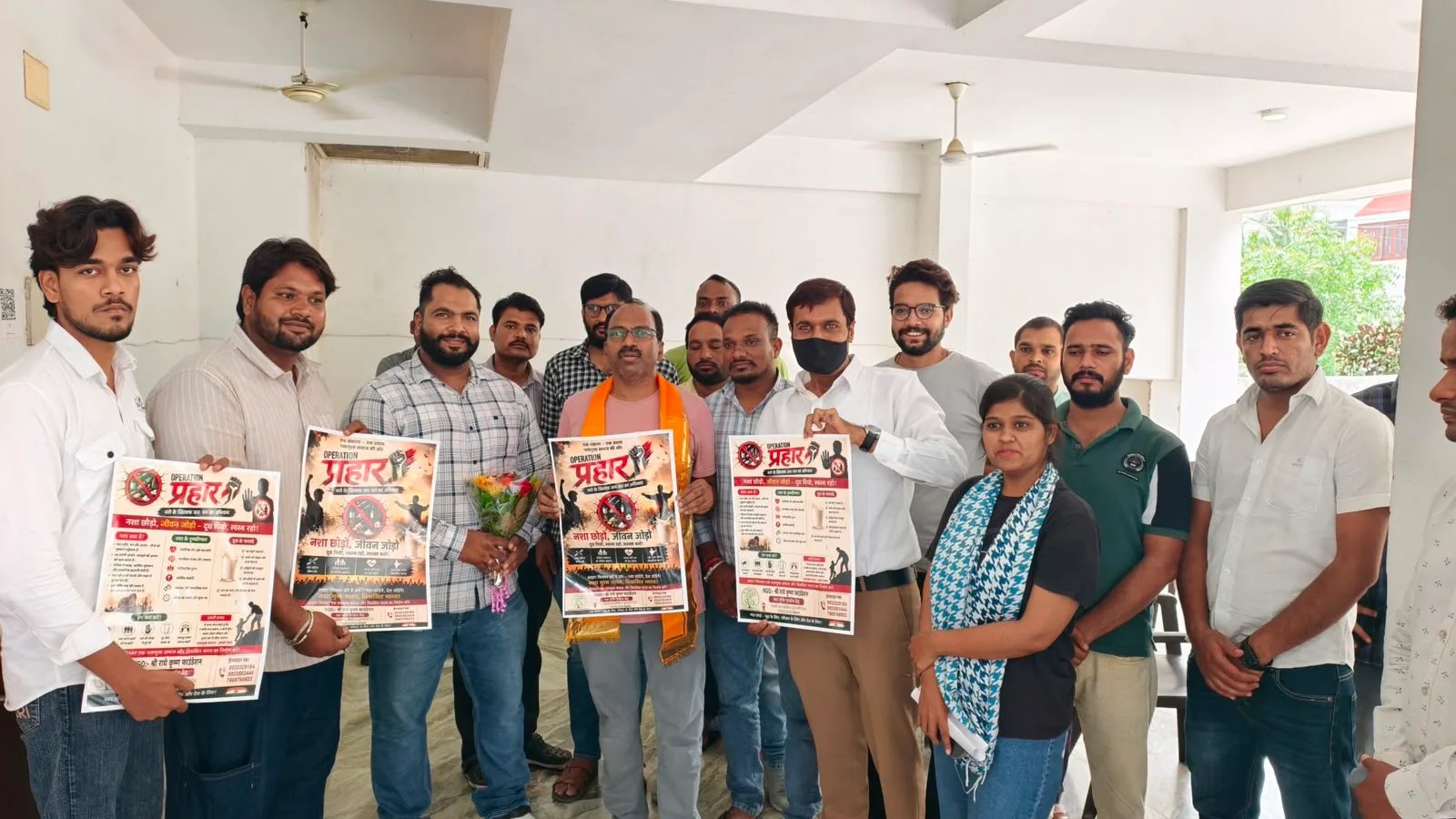 ऑपरेशन प्रहार-नशे के खिलाफ जन-जन का अभियान पोस्टर का सांसद डॉ रावत ने किया विमोचन