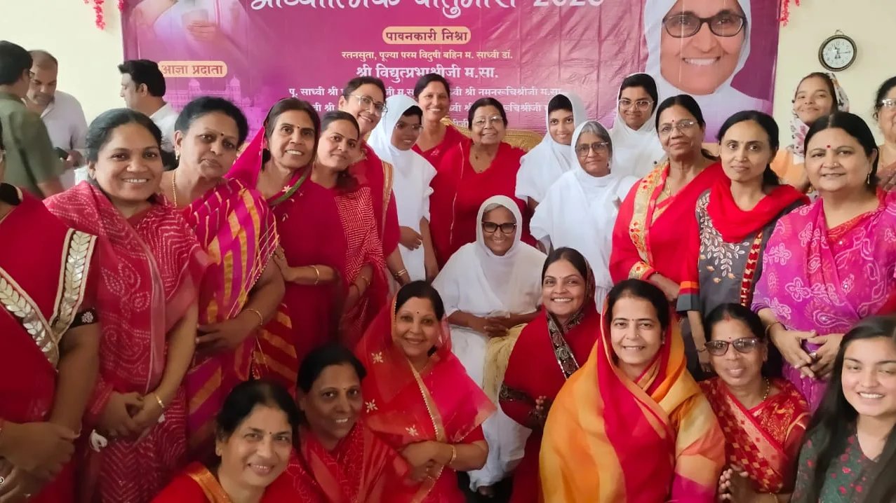 आचार-विचार से ही जीवन की पवित्रता, दोनों में से एक भी छूटा तो बिगड़ जाएगा जीवन का संतुलनःसाध्वी विद्युतप्रभा