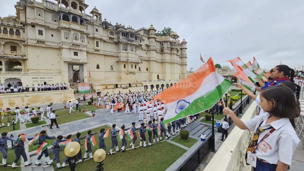 80th Independence Day Celebrated with Patriotic Fervour at Maharana Mewar Public School, Udaipur