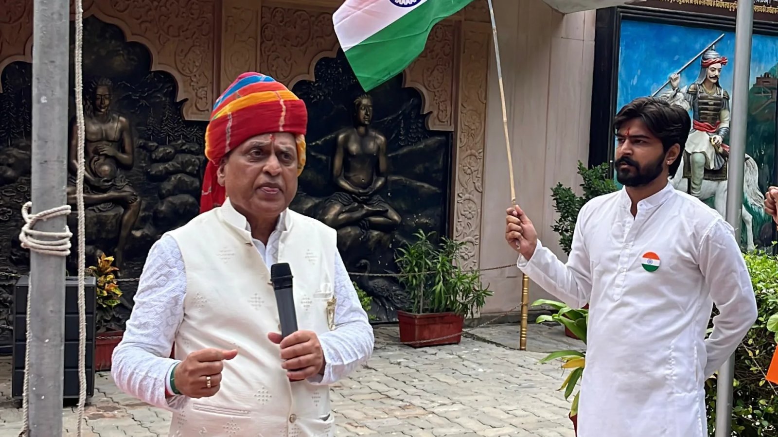 राष्ट्र मंदिर नवलखा महल में उमड़ा देशप्रेम का ज्वार