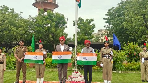 संगम विश्वविद्यालय में 80वां स्वतंत्रता दिवस हर्षोल्लास एवं देशभक्ति के साथ मनाया गया