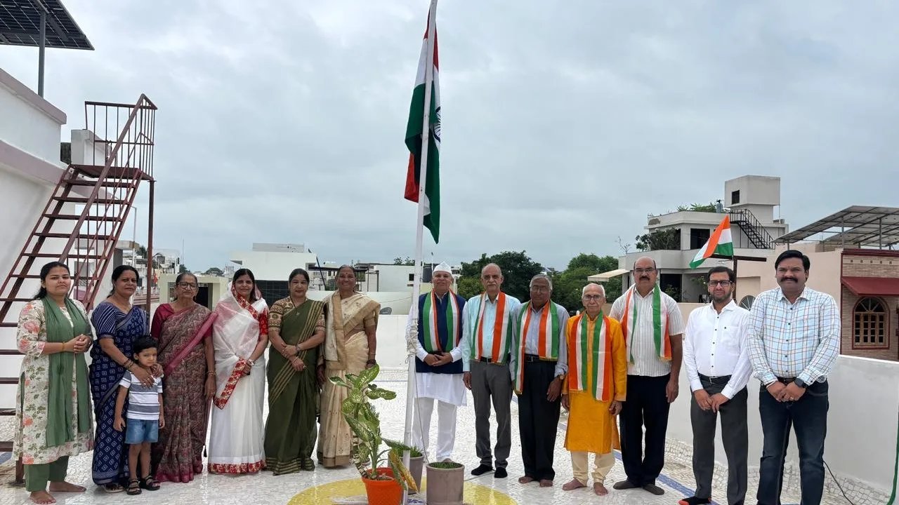 Flag Hoisting Ceremony Held at Prakriti Research Society Headquarters