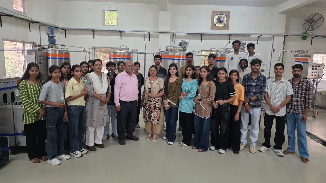 एमपीयूएटी के विद्यार्थियों ने किया सी.पी. एग्रो इंटरप्राइजेज का औद्योगिक भ्रमण