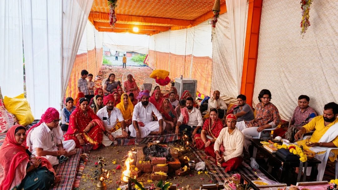 Har Har Mahadev’ Chants Echo in Modern Valley as Koteswar Mahadev and Bajrangbali Temple Consecration Held