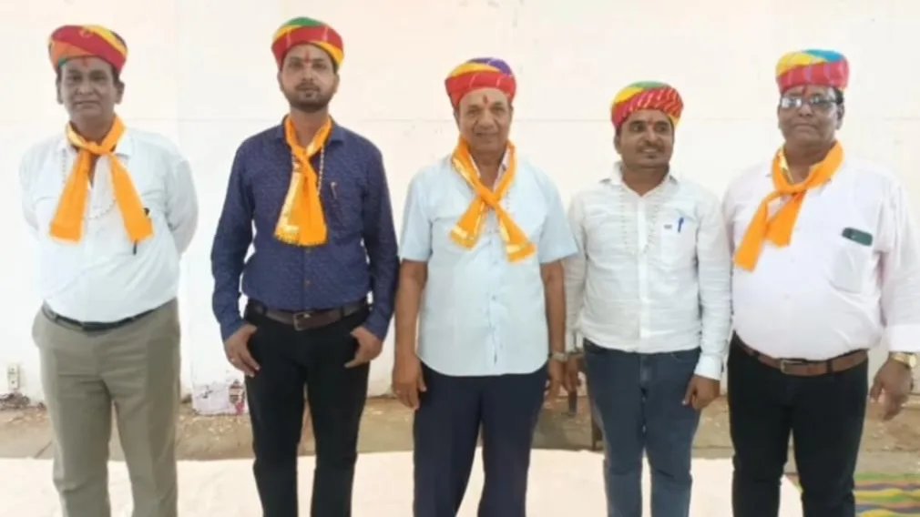 श्री तैलिक साहू समाज बेदला बैठक की धार्मिक यात्रा सम्पन्न