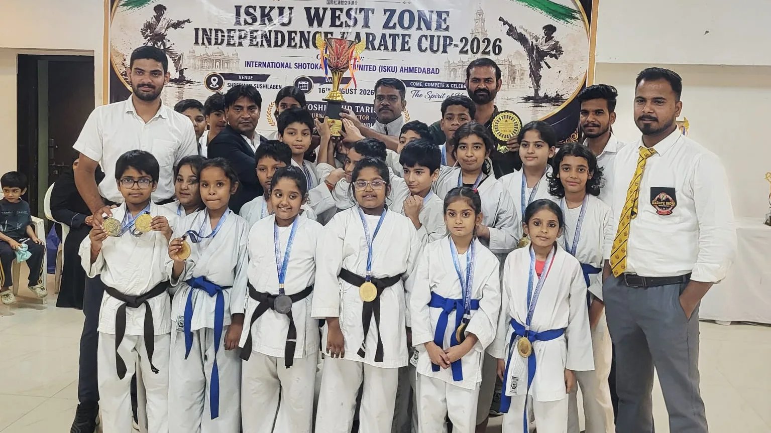 अहमदाबाद में राजस्थान आईएसकेयू टीम का शानदार प्रदर्शन, 21 खिलाड़ियों ने जीते पदक