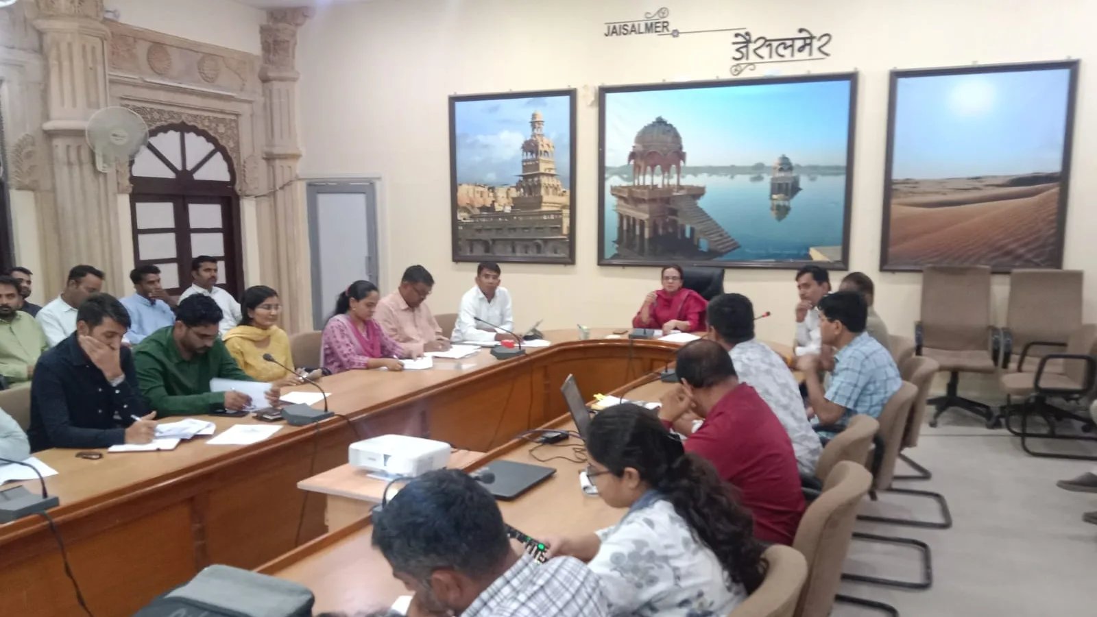 जिला कलक्टर ने ली जिला स्वास्थ्य समिति की बैठक