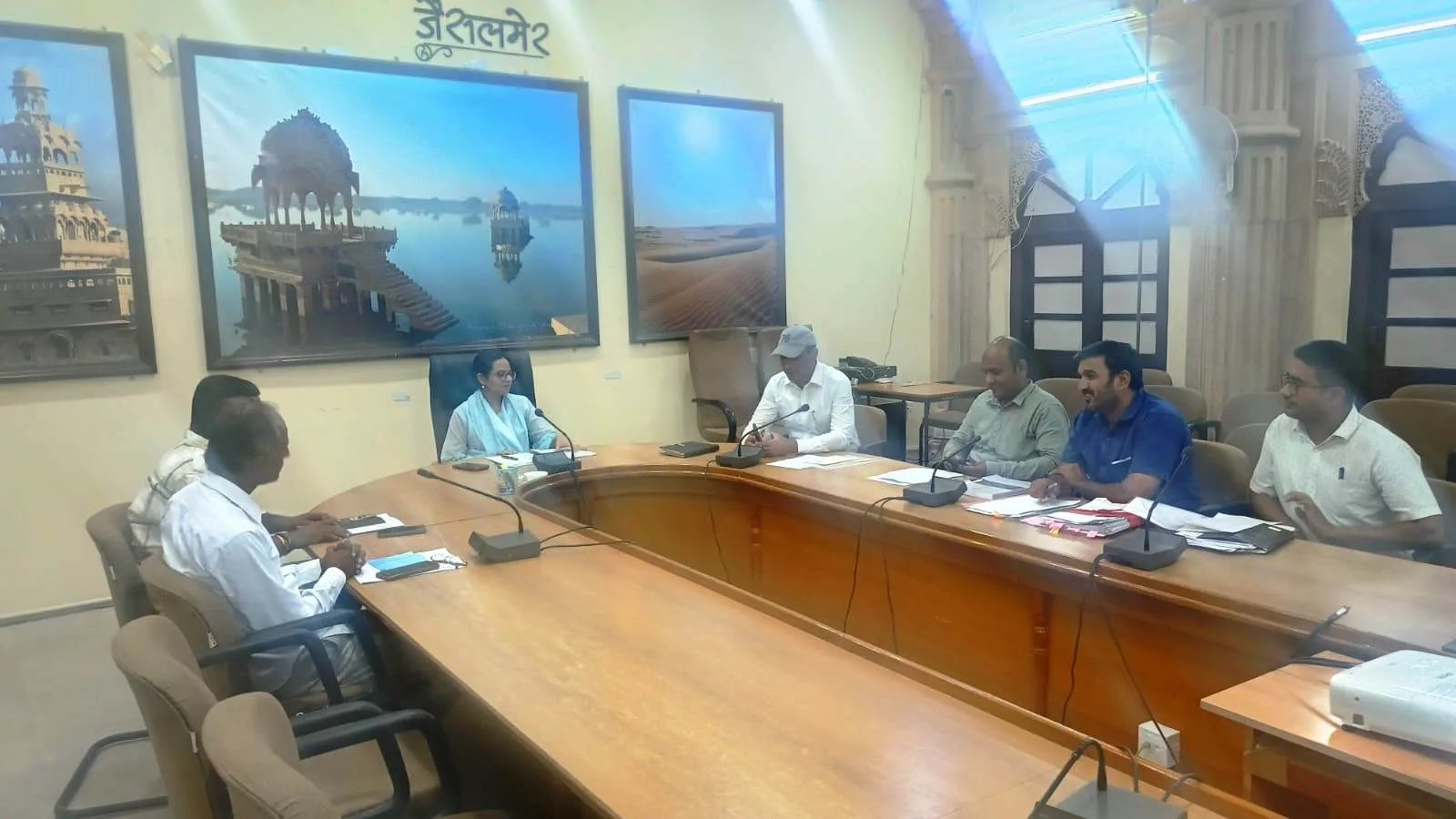 नगरीय निकाय आम चुनाव 2026 को लेकर राजनैतिक दलों के प्रतिनिधियों के साथ बैठक आयोजित