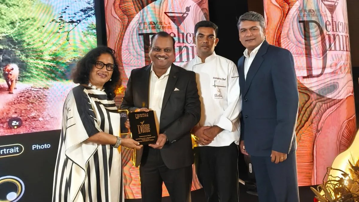 Udaipur Katha at Sterling Jaisinghgarh Udaipur Wins Best Speciality Restaurant at T+L Delicious Dining Awards 2026