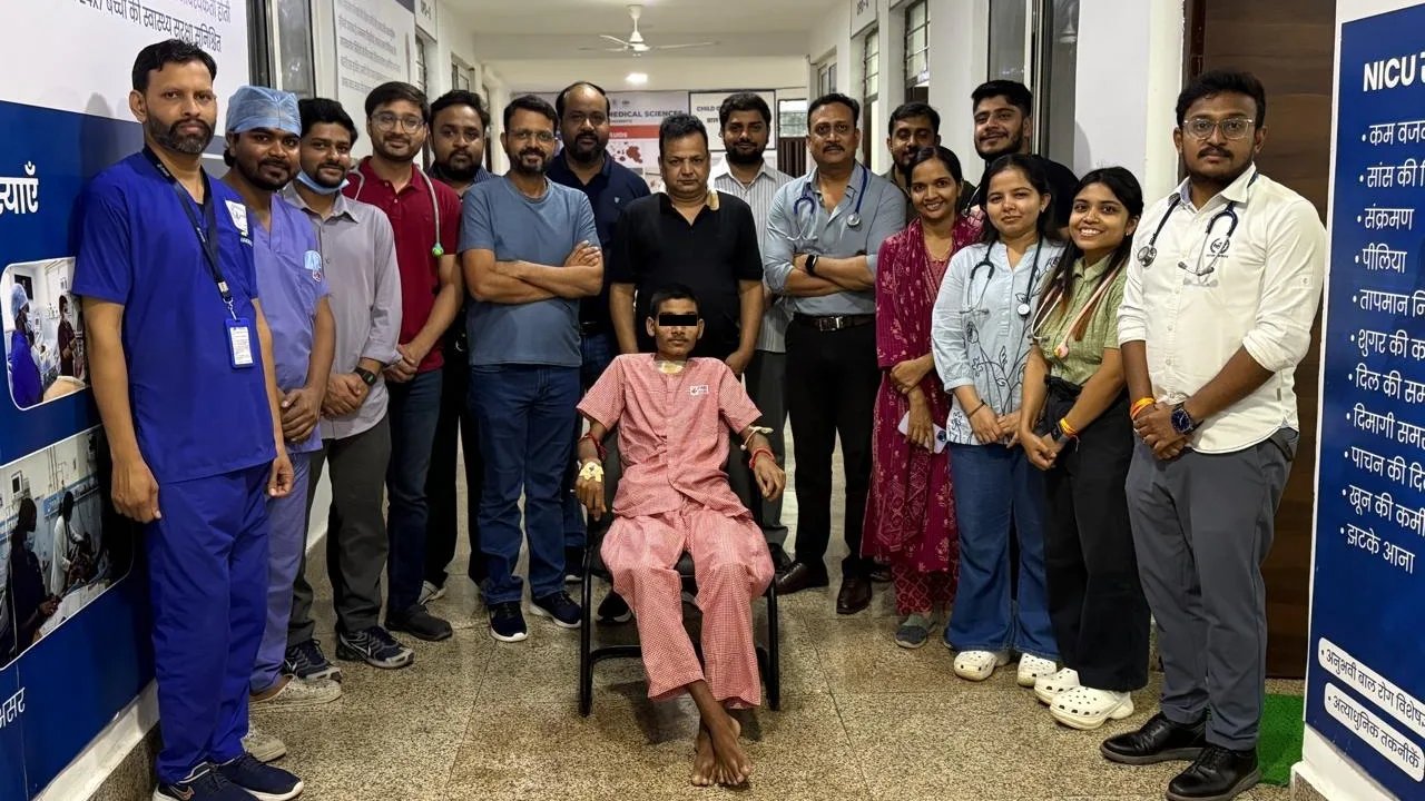 पीआईएमएस उदयपुर में गंभीर टिटनेस से पीड़ित 15 वर्षीय बच्चे को मिला नया जीवन
