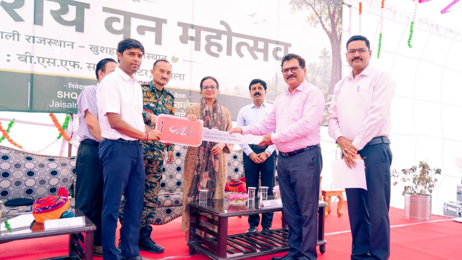 जिला स्तरीय वन महोत्सव का सीमा सुरक्षा बल साउथ सैक्टर में हुआ भव्य आयोजन