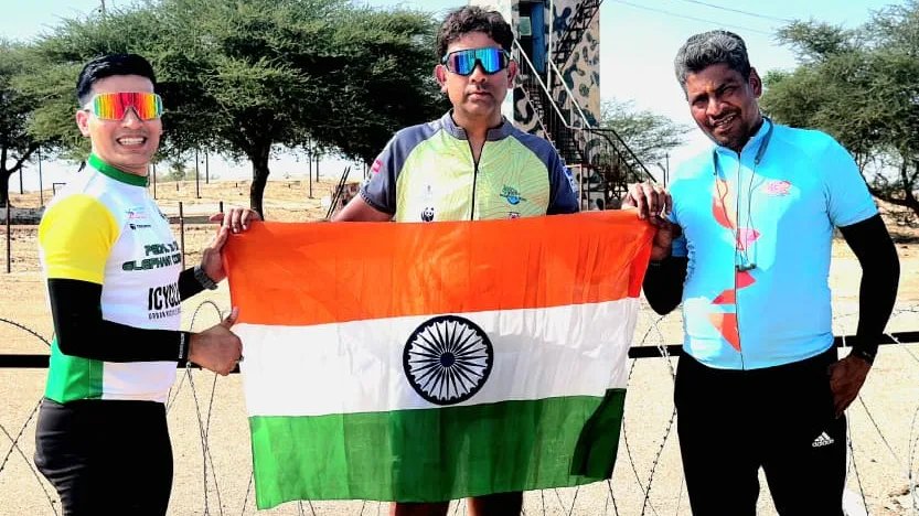 साइकिल के पहियों पर देशभक्ति का सफर- उदयपुर से तनोट माता तक 611 किलोमीटर का अद्भुत संकल्प