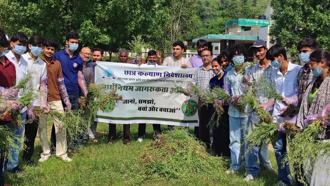 MPUAT Launches Parthenium Weed Eradication Week