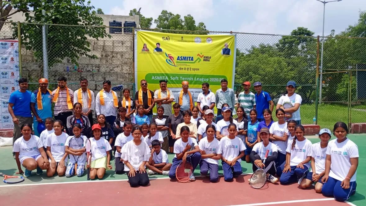 District-Level Khelo India Asmita Women’s Soft Tennis League Concludes