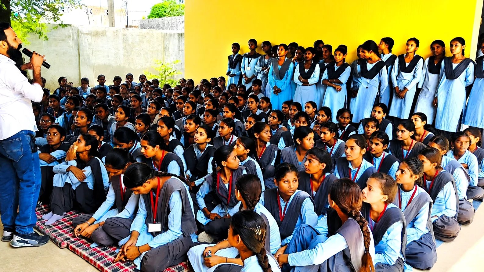 राजकीय कन्या उच्च माध्यमिक विद्यालय मे नशा मुक्ति जागरूकता कार्यशाला आयोजित