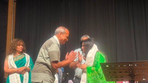जयपुर के राजस्थान इंटरनेशनल सेंटर में आयोजित संगीतकार जयदेव को समर्पित जयदेव स्मृति संगीत संध्या दिवंगत के.सी. मालू की श्रद्धांजलि बनी