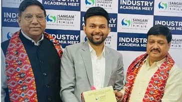 संगम विश्वविद्यालय के तीन शोधार्थियों की शानदार उपलब्धि