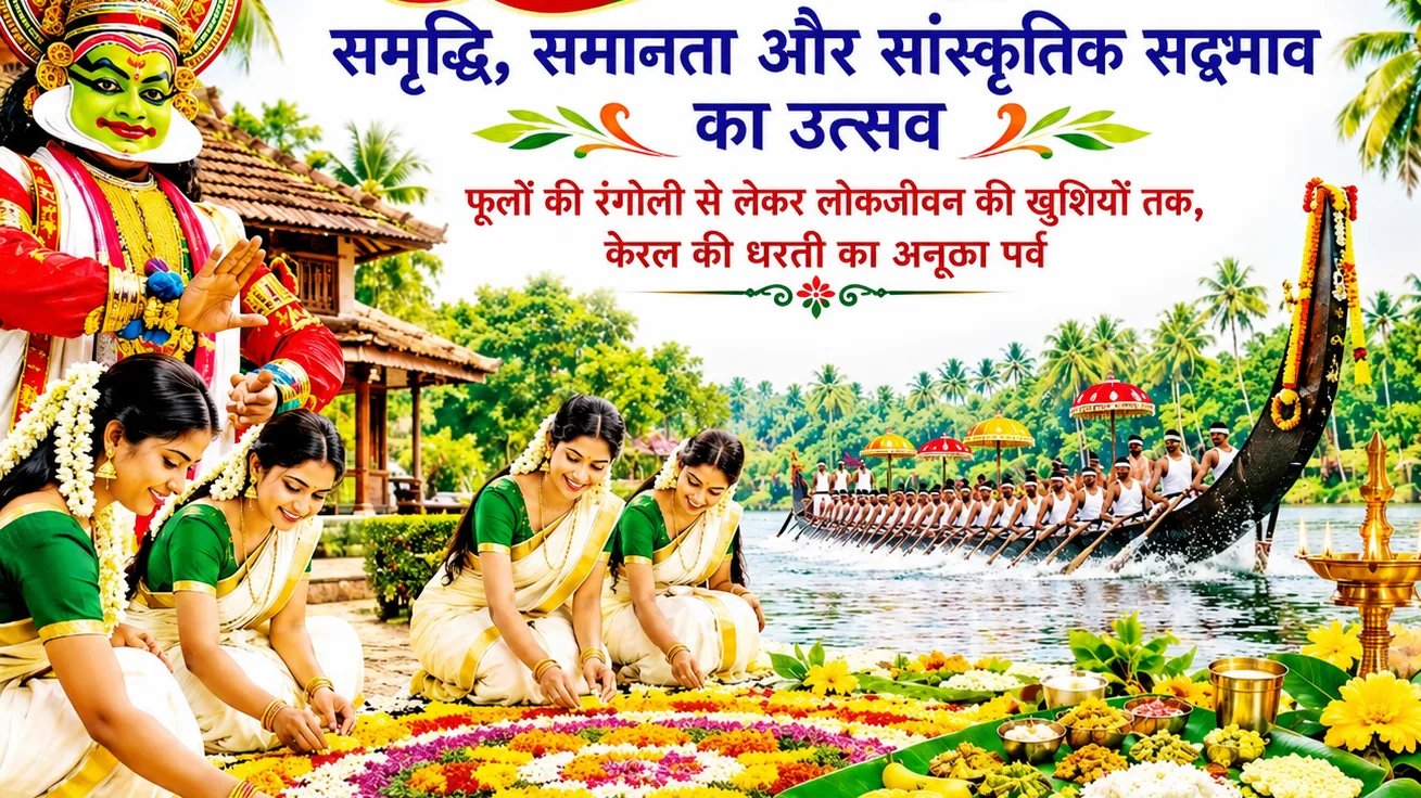 ओणम: समृद्धि, समानता और सांस्कृतिक सद्भाव का उत्सव