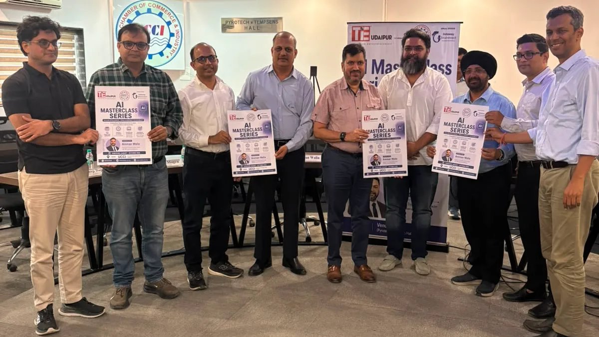 AI’s Growing Influence in Udaipur: UCCI and TiE Udaipur Launch 12-Session AI Masterclass Series