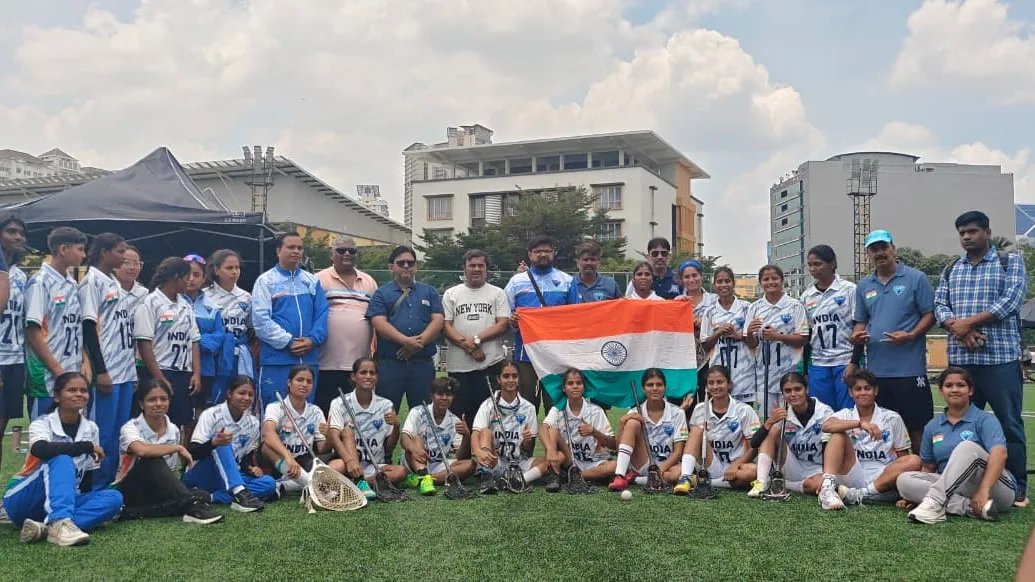 अंतरराष्ट्रीय लेक्रोज प्रतियोगिता में भारत की महिला टीम ने जीता कांस्य पदक