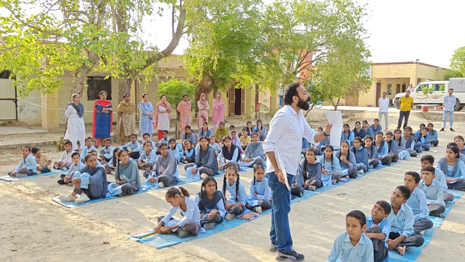 राजकीय उच्च माध्यमिक विद्यालय में नशा जागरूकता कार्यशाला