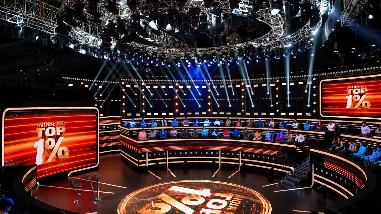 Exclusive Look at Star Plus’ India Ke Top 1% Set: Inside the Grand Arena Built for 100 Contestants