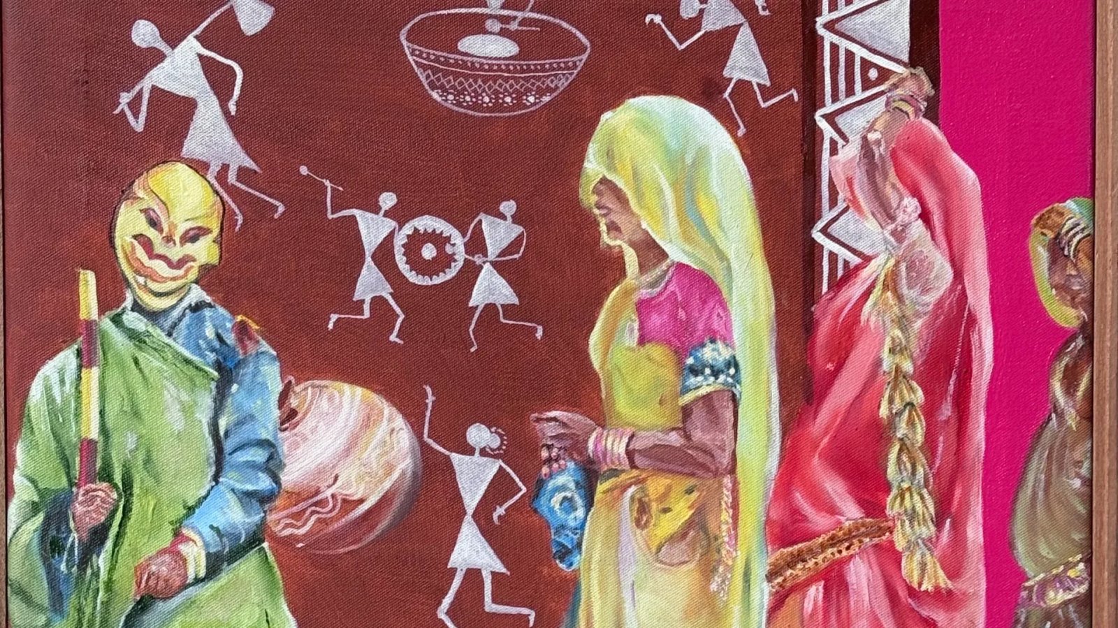 Artist Subodh Ranjan's artefacts Gavari in Kolkata Awarded