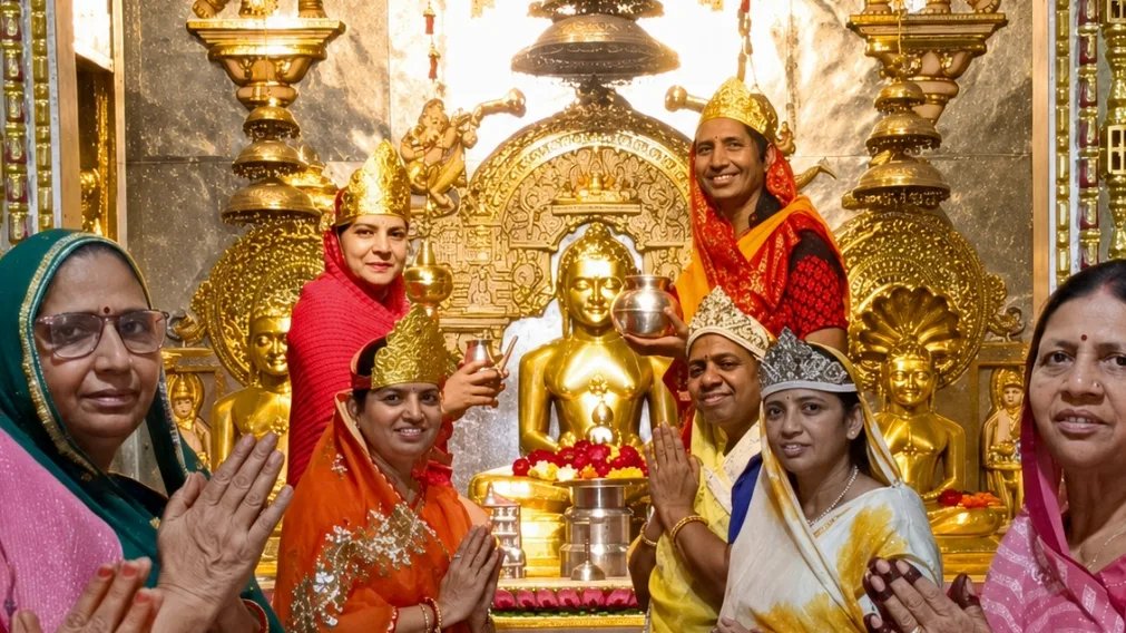 चंदन षष्ठी पर ध्यानोदय तीर्थ में गूंजा जिनभक्ति का स्वर, महिलाओं ने किया विशेष चंदन अभिषेक