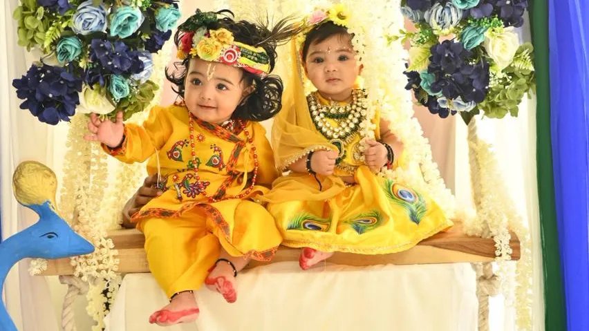Lions Club Sri Ganganagar Royals Organises ‘Be Radha-Krishna’ Contest