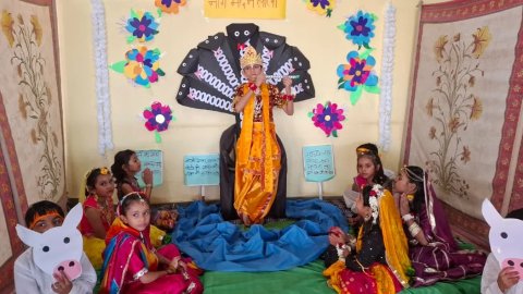 तीन दिवसीय श्रीकृष्ण जन्माष्टमी मेला महोत्सव में झांकियों ने मोह मन