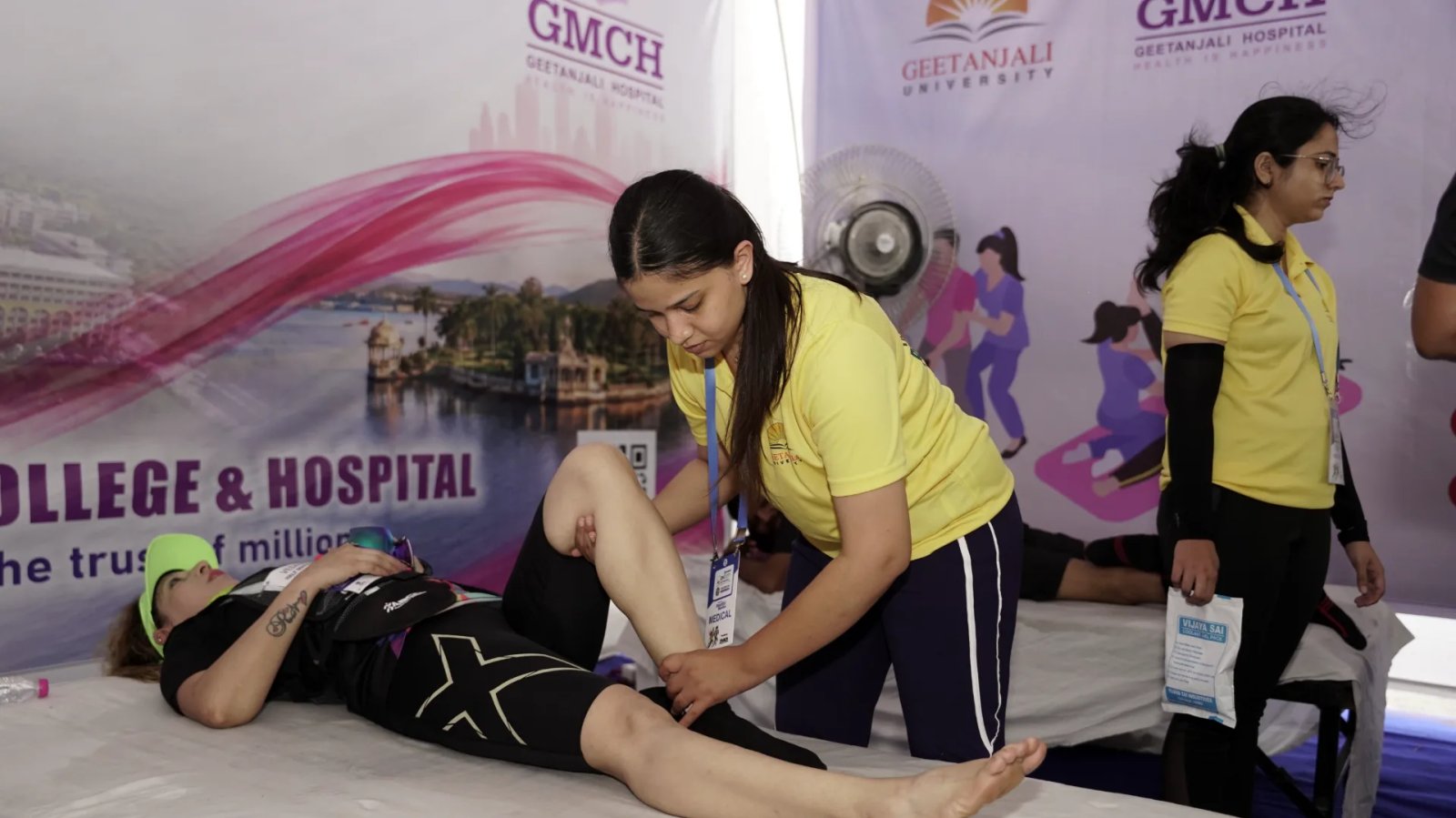 Health Message on the Run as Geetanjali Supports Over 500 Marathon Participants