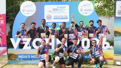 Hindustan Zinc’s 3rd Vedanta Zinc City Half Marathon a runaway success with over 9700 runners