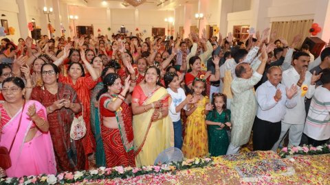 उदयपुर में भव्य जन्माष्टमी महोत्सव, रासेश्वरी देवी के सान्निध्य में गूंजा हरिनाम