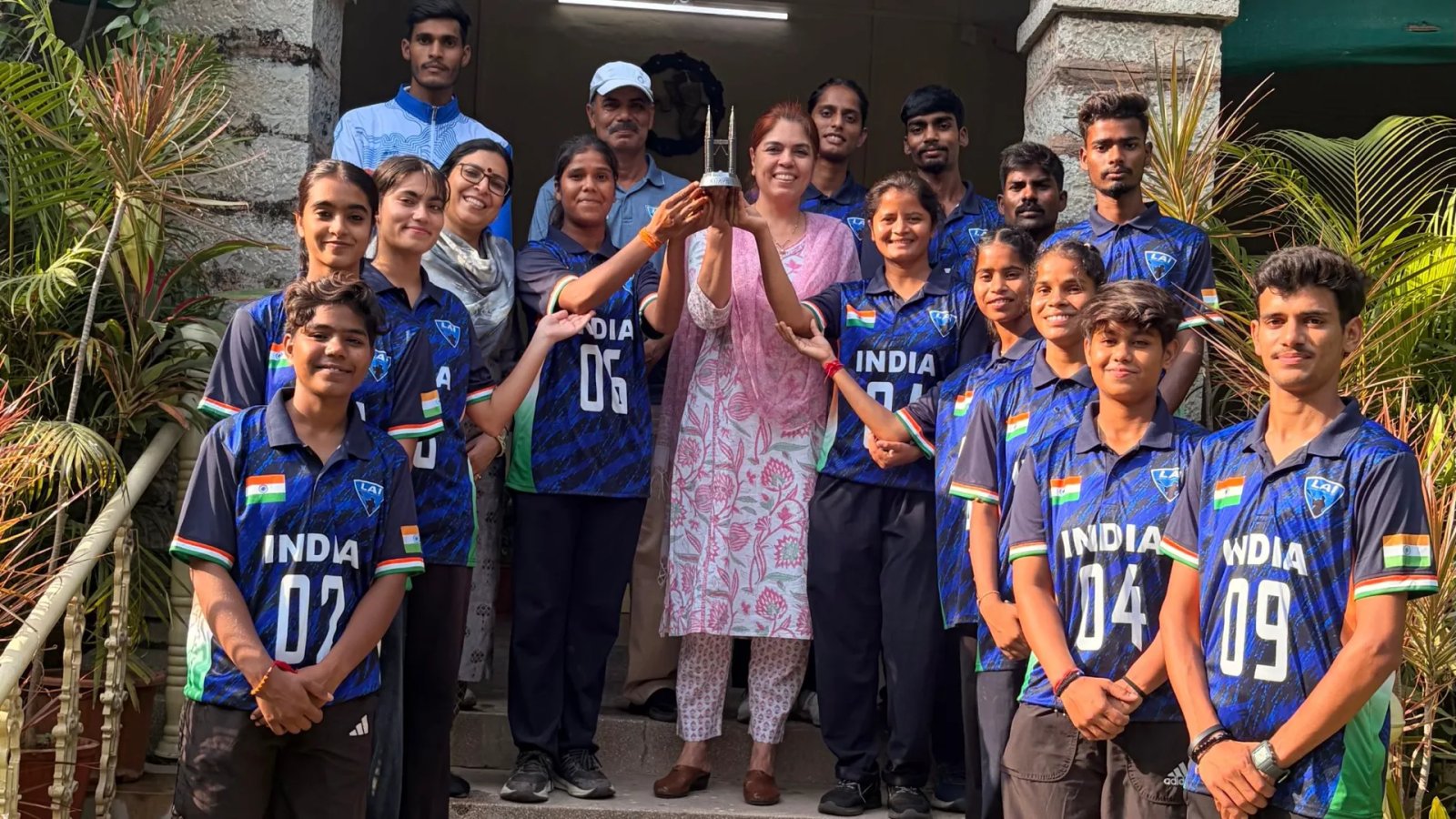 Tribal Commissioner Felicitates International Lacrosse Medal-Winning Players