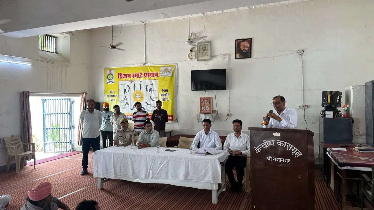 केन्द्रीय कारागृह में किया जागरूकता शिविर का आयोजन